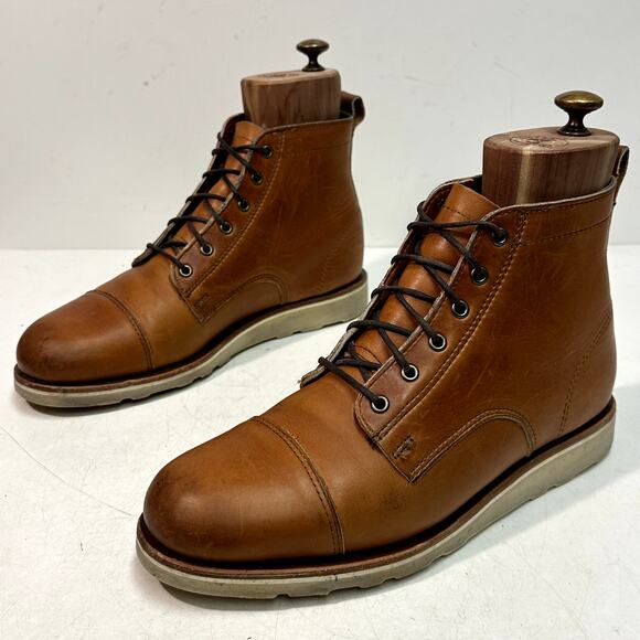 VGUC Rancourt & Co. x Helm Muller Harrier Teak Boot Wedge Sole Maine USA 9.5 D main image 7